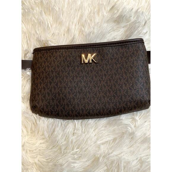 Michael Kors Brown Waist Belt Bag - Sz. Large (EUC) - Picture 1 of 6